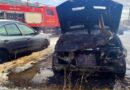 В Рославле сгорел BMW X5